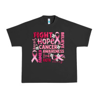 Pigment Black cancer awareness fight believe hope survive Urban Heavy Tee - CowGirlArtShop