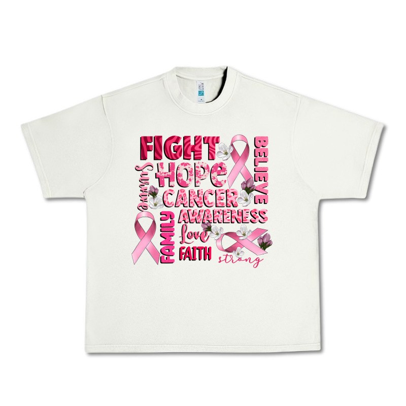 Cancer Awareness Fight Believe Hope Survive Urban Heavy Tee by CowGirlArtShop | Teevron