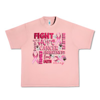 Salmon cancer awareness fight believe hope survive Urban Heavy Tee - CowGirlArtShop