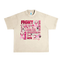 Sandshell cancer awareness fight believe hope survive Urban Heavy Tee - CowGirlArtShop