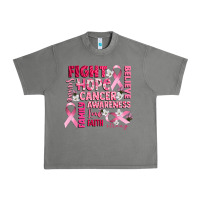 Tornado cancer awareness fight believe hope survive Urban Heavy Tee - CowGirlArtShop