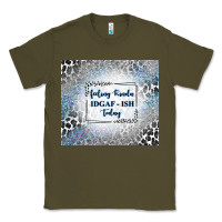 Army Green feeling kinda idgaf ish today with leopard and gli Classic Tee - TumblerDesignByShophia