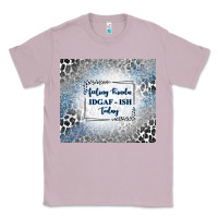 Lilac feeling kinda idgaf ish today with leopard and gli Classic Tee - TumblerDesignByShophia