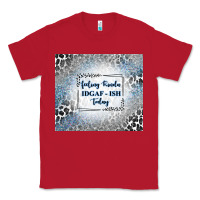 Red feeling kinda idgaf ish today with leopard and gli Classic Tee - TumblerDesignByShophia