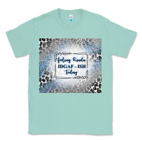 Seafoam feeling kinda idgaf ish today with leopard and gli Classic Tee - TumblerDesignByShophia