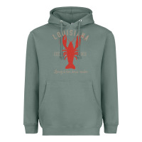 Sage Louisiana Crawfish T Laissez le bon temps rouler Heavyweight Hoodie - longCreatives