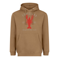 Toasted Coconut Louisiana Crawfish T Laissez le bon temps rouler Heavyweight Hoodie - longCreatives
