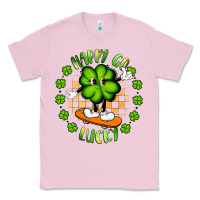 Bubblegum Pink happy go lucky Classic Tee - Artiststas