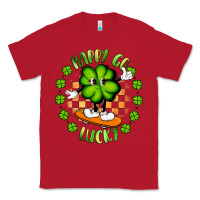 Red happy go lucky Classic Tee - Artiststas