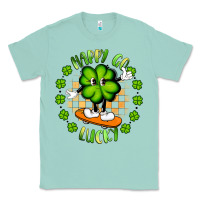 Seafoam happy go lucky Classic Tee - Artiststas