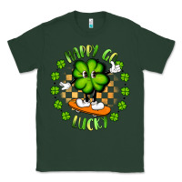 Sports Green happy go lucky Classic Tee - Artiststas
