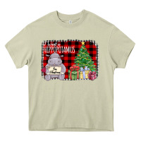 Mossy I Want Hippopotamus For Christmas Heavy Core Tee - Bettercallsaul
