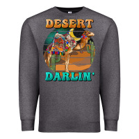 Charcoal Heather desert darling camel Premium Sweatshirt - BarkalooDesign