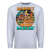 Heather Grey desert darling camel Premium Sweatshirt - BarkalooDesign