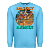Ocean Blue desert darling camel Premium Sweatshirt - BarkalooDesign