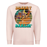 Pale Pink desert darling camel Premium Sweatshirt - BarkalooDesign