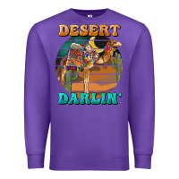 Purple desert darling camel Premium Sweatshirt - BarkalooDesign