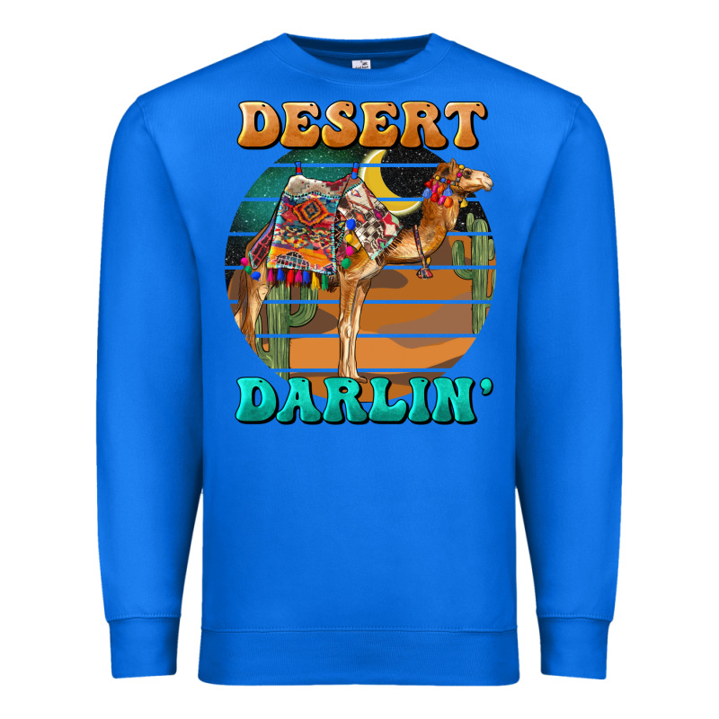 Desert Darling Camel Premium Sweatshirt by BarkalooDesign | Teevron