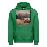 Emerald Twin Peaks City Limits Welcome Sign Vintage Urban Hoodie - longCreatives