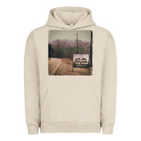 Pigment French Oak Twin Peaks City Limits Welcome Sign Vintage Urban Hoodie - longCreatives