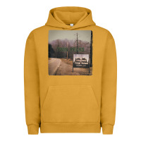 Pigment Peanut Butter Twin Peaks City Limits Welcome Sign Vintage Urban Hoodie - longCreatives