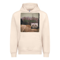 Sandshell Twin Peaks City Limits Welcome Sign Vintage Urban Hoodie - longCreatives