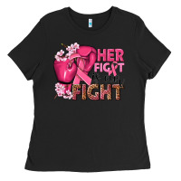 Black her fight is our fight Ladies Tee - NancyCooperArtShop
