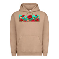 Pigment Burro lips and strawberries Urban Hoodie - AdoDesignShop