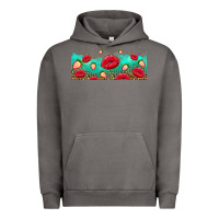 Pigment Tornado lips and strawberries Urban Hoodie - AdoDesignShop