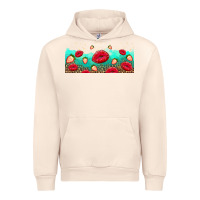 Sandshell lips and strawberries Urban Hoodie - AdoDesignShop