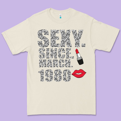 Sexy Since March 1980 Premium Tee Designed By Bettercallsaul