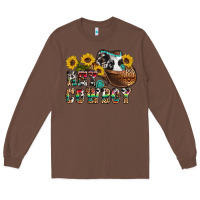 Chestnut hey cowbow Long Sleeve Tee - OliviaCreatesArt