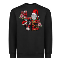Black Love Gnome Heavyweight Sweatshirt - SublimationCraftShop
