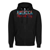 Black america memorial day Zipper Hoodie - Artiststas
