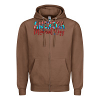 Chestnut america memorial day Zipper Hoodie - Artiststas