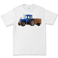 White Farm Tractor Premium Tee - RanaPortraitStore