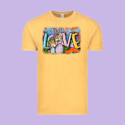 Love Easter Vintage Tee Designed By Cowgirlartshop
