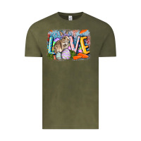 Vintage Olive love easter Vintage Tee - CowGirlArtShop