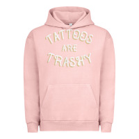 Pigment Salmon Tattoos Are Trashy Funny Sarcastic Tattoo Gift Urban Hoodie - longCreatives