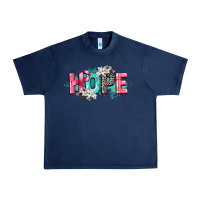 Navy hope cancer awareness Urban Heavy Tee - CowGirlArtShop