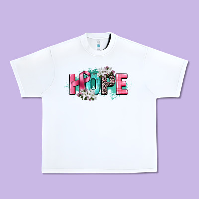 Hope Cancer Awareness Urban Heavy Tee Designed By Cowgirlartshop