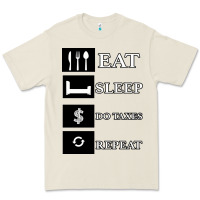 Bone Tax Day Eat Sleep Do Taxes Repeat Gift Premium Tee - Bettercallsaul