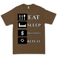 Cacao Tax Day Eat Sleep Do Taxes Repeat Gift Premium Tee - Bettercallsaul