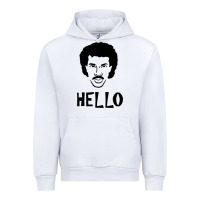 White Lionel Richie  It's Me Urban Hoodie - longCreatives