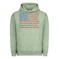 Pigment Oil Green List of Presidents of the United States, Gift Urban Hoodie - longCreatives