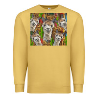 Antique Gold alpaca Premium Sweatshirt - BarkalooDesign