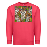 Cardinal alpaca Premium Sweatshirt - BarkalooDesign