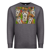 Charcoal Heather alpaca Premium Sweatshirt - BarkalooDesign