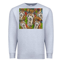 Heather Grey alpaca Premium Sweatshirt - BarkalooDesign