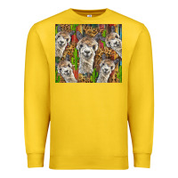 Lemon alpaca Premium Sweatshirt - BarkalooDesign